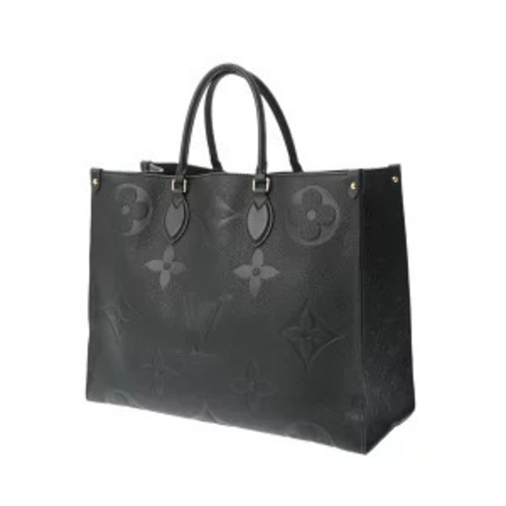 Louis Vuitton Empreinte Leather Bag OnTheGo Monogram Black Tote Noir